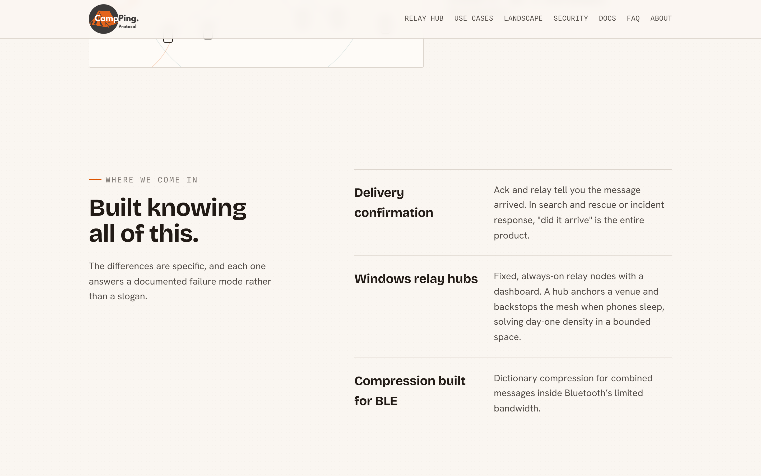 Every difference answers a documented failure mode. Specific, and never a slogan.