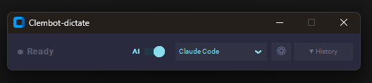 Clembot-dictate screenshot 1