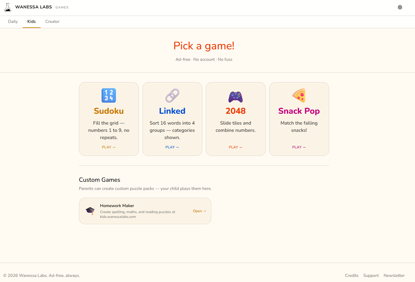 Wanessa Labs Games screenshot 2